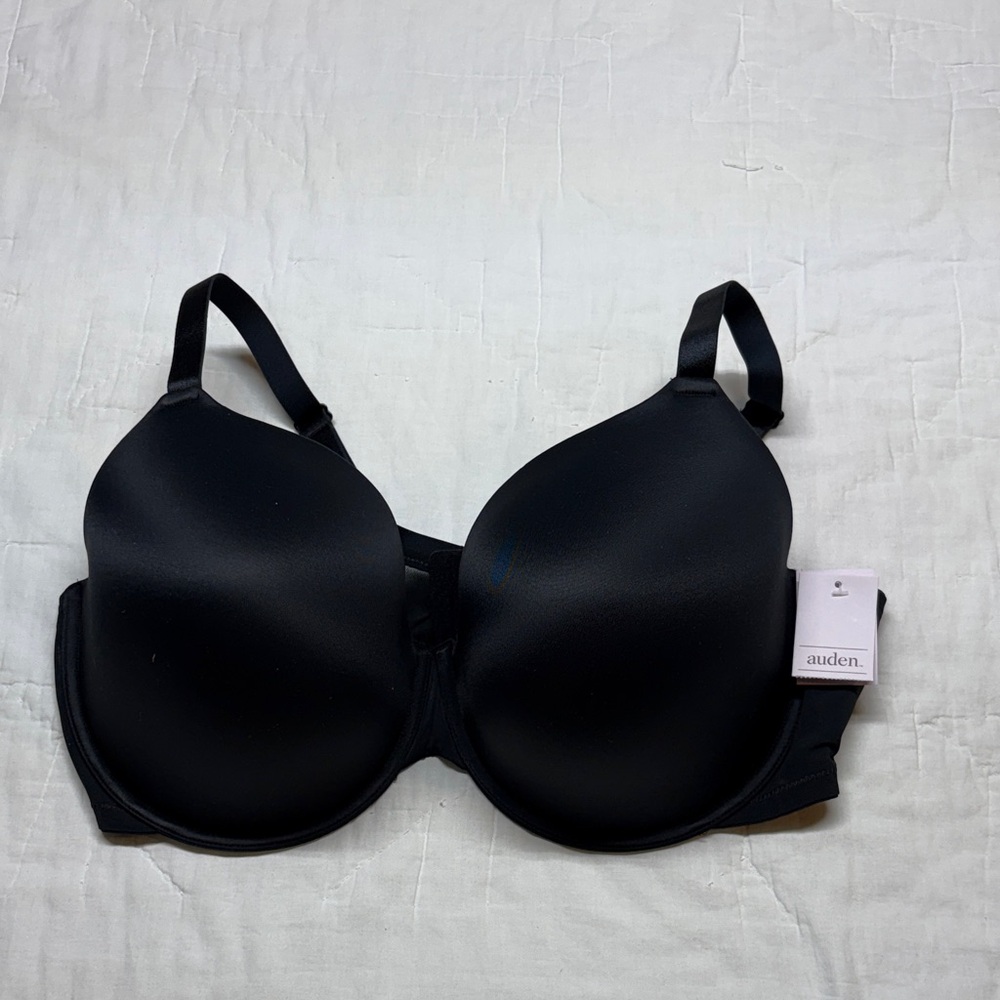 Auden Smooth Lightly Lined Comfort Demi Coverage T-Shirt Underwire Bra‎ 42G NWT
